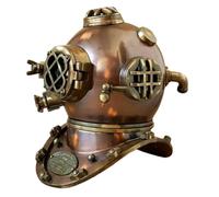 Nautical Marine Diving Helmet US Navy V Mark Divers Helmet Antique Vintage Scuba Deep sea helmet Brass Iron Full Size Diving Divers helmet Decor Gift