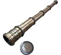 NAUTICAL MARITIME WORKING TELESCOPE MARINE ANTIQUE BRASS PIRATE SPYGLASS SCOPE