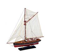 Nautical memorabilia solid model ship yacht boat wood 57.5cm no kit