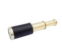 Nautical Mini Telescope Antique Brass Spyglass Vintage Scope with Wooden Box