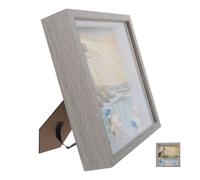 Nautical Ocean Lighthouse Shadow Box Table Lamp Wooden 21.5cm