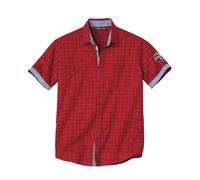 Nautical Poplin Shirt Atlas for Men Red L