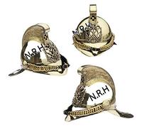 Nautical Replica Hub Chief Fire Man Fighting Helmet Brass Collectible Armor Helmet Vintage Brass Headgear, Display Piece Halloween Costume.