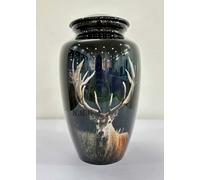 Nautical Replica Hub Cremation Urn for Human Ashes for Funeral, Burial or Home, Cremation Deer Design Urns for Ashes Adult Male Urns for Dad and Urns for Human Ashes