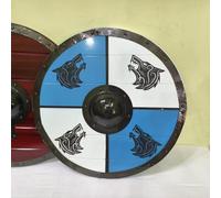 Nautical Replica Hub Fenrir Wolf Viking Shield Shield Battle Ready Ragnar Lothbrok Shield Cosplay Custom Shield Larp Viking shield Wall Decor
