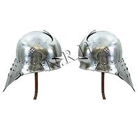 Nautical Replica Hub Medieval German Visored Sallet Fighting Combat Helmet Armor Halloween Costume