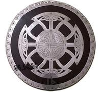 Nautical Replica Hub Medieval Viking Round Shield Warrior Wooden Round Armor shield for Halloween