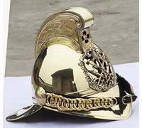 Nautical Replica Hub VICTORIAN MERRYWEATHER BRASS FIREMAN FIRE FIGHTER BRIGADE BRITISH CHIEF HELMET A