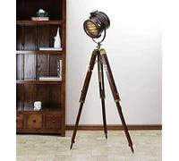Nautical Replica Hub Vintage Standing lamp Tripod Floor lamp Spotlight Home Decor