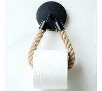 Nautical Retro Hand Towel Ring Rope Toilet Paper Holder Wall Mounted For Farmhouse Beach Bathroom Accessory