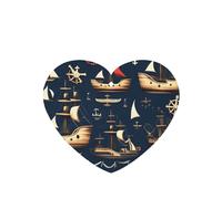 Nautical Sailing Pirate Printing 10 Pcs Car Air Freshener Hanging Sheets Scented Hanging Sheets With Rope For Home