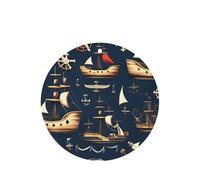 Nautical Sailing Pirate Printing 10 Pcs Car Air Freshener Hanging Sheets Scented Hanging Sheets With Rope For Home