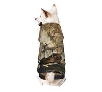 Nautical Sailing Pirate Theme Printed Dog Hoodie Soft Dog Sweatshirt Cute Cat Dog Clothes for Small Dogs Kitten Puppy, M