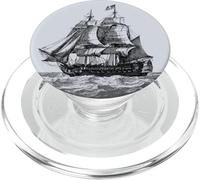 Nautical Sailing Ship Art 1776 American Revolution History PopSockets PopGrip for MagSafe