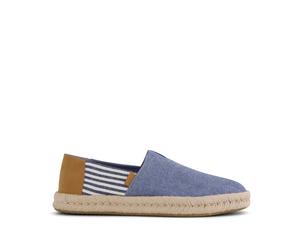 Nautical Stripe Espadrilles Toms Alpargata Rope 2.0 Bleu 42