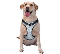 Nautical Theme Anchors Pattern Dog Harness - Lightweight,Soft,Adjustable Small Harness and Leash Set, Suitable for Puppy Small and Medium-Sized Dog-Large
