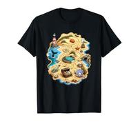 Nautical Treasure Map Lighthouse Seashore Adventure T-Shirt