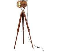 Nautical Tripod Searchlight Floor Lamp Chrome Spotlight Corner Light Hollywood Studio Lamp Industrial Decorative Gift