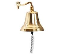 Nautical Vintage Style Solid Brass Home Kitchen Outdoor Indoor Door Hanging Ship Bell
