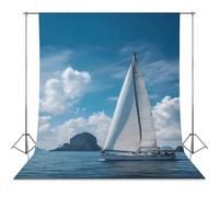 Nautical Yacht Aquatic Coastal Backdrops for Photography Backgrounds Backdrop Cloth Party Studio Photo Booth Props 56"x98"