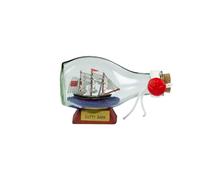 Nauticalia Cutty Sark Ship-in-Bottle, 3-sided, 9cm