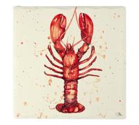 Nauticalia Meg Hawkins Lobster Trivet Pot Rest, 16x16cm, Red