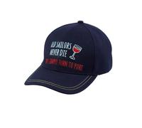 Nauticalia Old Sailors Turn to Port Yachting Cap, Cotton, Navy