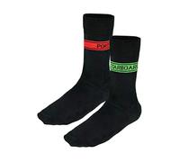 Nauticalia Port and Starboard Socks - Unisex Adults - Black - One Size - Modern - Casual - Dive Socks - 2 Count - Crew Length - Wool & Cotton Tube Socks