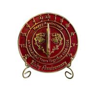 NauticalMart Anniversary Sundial Gift for 40th Ruby Wedding Anniversary in 2026 - Home Decor Or Garden Present Idea - Handmade Decorative for Him, Her Parents Or Couples 40 Year Celebration