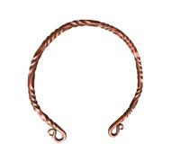 NauticalMart Medieval Iron Necklace Traditional Celtic Torq Torque, Hand Forged Torc, Medieval Nordic Torc, Authentic Neckand Ancient Norse Neck Ring Viking Torc Gift Jewelry for Men Women, Iron, No