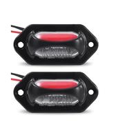 NAUTIG Brake Light For Car Motorcycle Van SUV Signal Lamp Car Truck White Red Side Marker Light Waterproof License Plate Lights 12-24V Rear Lights(2pcs)