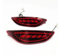 NAUTIG Bumper Fog Driving Lamp Brake Fog Lamp Turn Signal Car LED Rear Bumper Light For Hyundai For Accent For Verna For Solaris For Brio 2008 2009 2010 2011 2012 2013 2014 2015(Model B 3 Functions)