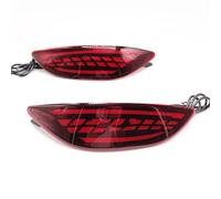 NAUTIG Bumper Fog Driving Lamp Brake Fog Lamp Turn Signal Car LED Rear Bumper Light For Hyundai For Accent For Verna For Solaris For Brio 2008 2009 2010 2011 2012 2013 2014 2015(Model A 3 Functions)