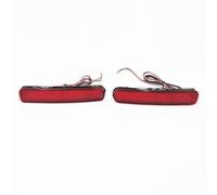 NAUTIG Bumper Fog Driving Lamp For Toyota For Highlander 2011 2012 2013 2PCS LED Rear Bumper Reflector Brake Light Stop Lamp Warning Fog Light