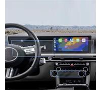 NAUTIG Car Screen Protector Touchscreen For Hyundai For Tucson 2024 2025 Dashboard & Navigation And Air-conditioning Tempered Glass Screen Protector 12.3 Inch