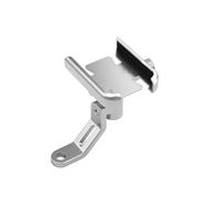 NAUTIG For Xiaomi IPhone Motorcycle Bicycle Phone Holder Gps Bracket Cellphone Stand Moto Rearview Mirror Handlebar Mount Compatible Navigation Plate Bracket(Black Mirror Mount)