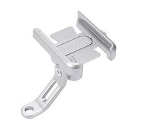 NAUTIG Motorcycle Accessories Mobile Phone Holder GPS Navigation Mounting Bracket For TRANSALP XL700 600 650 XL700 V Navigation Plate Bracket(Mirror holder Silver)