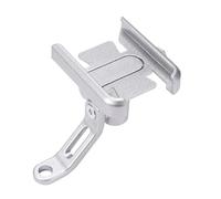 NAUTIG Motorcycle Handlebar Mobile Phone Holder GPS Stand Bracket For CFMOTO For CF650 650NK 400NK 250NK 400GT 650MT Navigation Plate Bracket(Mirror holder Silver)