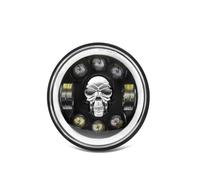 NAUTIG Motorcycle Head Lamp 5.75″ Round LED Headlight For Motorcycle 5-3/4 Inch Moto Light With White/Amber DRL+ Start-up Gradient Welcome Halo Headlamp(M003)