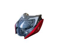 NAUTIG Motorcycle Head Lamp Motorcycle Front Headlamp LED For TVS For Apache For RTR 160/200 4V Headlamp(Red)