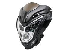 NAUTIG Motorcycle Head Lamp Motorcycle Headlight For BAJAJ For PULSAR 150 200 Assembly Headlamp With Fairing For PULSAR150 For PULSAR200 Headlamp(LED Black)