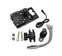 NAUTIG Motorcycle Phone USB Navigation Bracket USB Charging Mount For Ducati For Scrambler 800 1100 2014-2020 2016 2017 2018 2019 Navigation Plate Bracket(USB Mobile Phone)