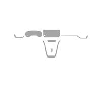 NAUTIG Navigation Screen Film For TOYOTA For RAV4 2024 2025 Car Interior Center Console Transparent TPU Protective Film Anti-scratch Repair Accessories(Left hand drive)