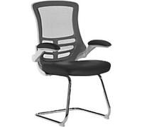 Nautilus Designs Cantilever Chair Mesh Black 650 x 650 x 1,060 mm