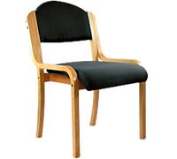 Nautilus Designs Conference Chair Fabric Without armrest Black 110 kg 630 x 680 x 690 mm