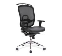 Nautilus Designs Freedom High Back Mesh Executive Office Chair With Coat Hanger