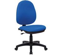 Nautilus Designs Office Chair Fabric Without armrest Blue 630 x 535 mm