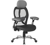 Nautilus Designs Operator Chair Knee Tilt Height-Adjustable Armrest Height-Adjustable Seat Grey 150 kg 530 x 500 mm