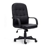 Nautilus Manager Chair Basic Tilt Bonded leather Fixed Armrest Black 110 kg