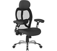 Nautilus Office Chair Mesh Height-Adjustable Armrest Black 154 kg